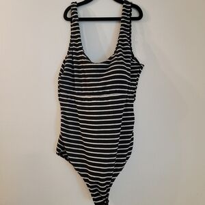 Seraphine Maternity Striped Swimsuit